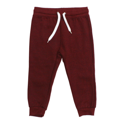 LEFTIES Maroon Unisex Cotton Trouser