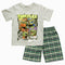TMNT Extreme Turtles Grey and Green Boys 2 Piece Set