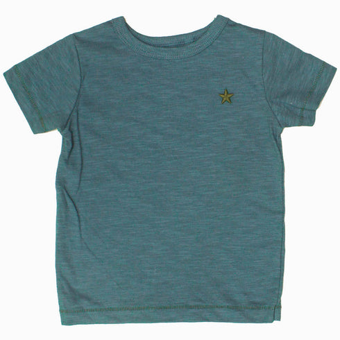 NEXT Star Embroidery Greyish Blue Boys Premium Cotton Tshirt