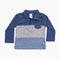 BABY CLUB Blue Striper Full Sleeves Boys Polo