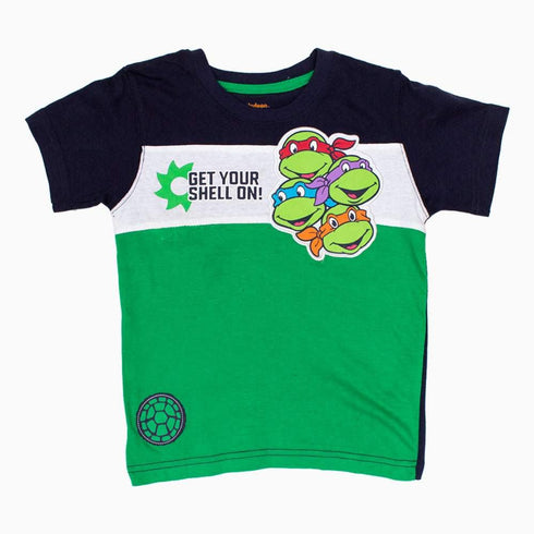 TMNT Get your shell on Blue and Green Boys 3 Piece Set