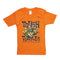 TMNT Tough Turtles Orange Cotton Boys Tshirt