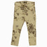 Berksha All over Flower Printed Girls Light Brown Cotton Twill Pant