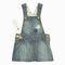 Zippy baby Girls Star Applique Denim Dungaree Skirt