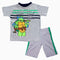 Turtle UP Heather Grey Boys 2 Piece Set