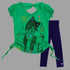Apple Bottom Green Girls Fancy 2 Piece Set