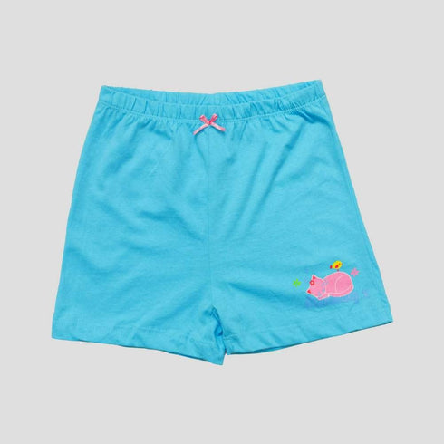 Little Sleepy Head Girls Blue 2 piece Night Suit Set