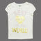 Crazy 8 Best Sister in the World Off White Premium Soft Cotton TShirt