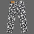 TIMBERLAND All over White Flower Printed Grey Girls Cotton Pant