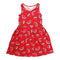 HnM All over WaterMelon Premium Cotton Coral Red Dress