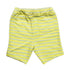 LEFTIES Yellow and Grey Stripes Yarn Dyed Cotton Terry Boys Shorts