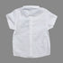 PIAZIA ITALIA Embroidered Pocket Premium Poly Cotton White Half Sleeves Shirt