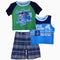 Peanut Buttons Beach Petrol Boys 3 piece suite