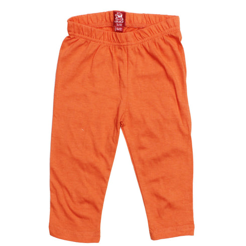 LALELU Tshirt with Capri Girls 2 Piece Orange Set