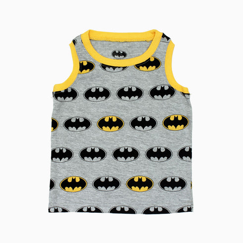 BatMan Chest Print White and Grey Premium 3 Piece Set