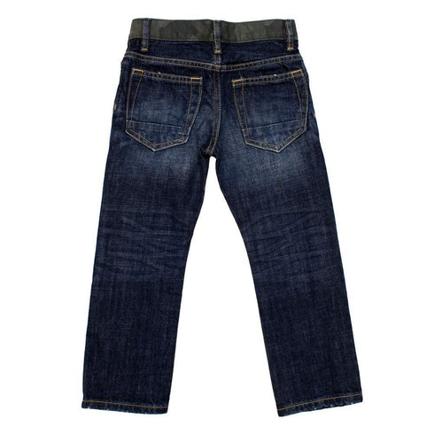GAP Regular Fit Camouflage Waist Line Boys Blue Denim Jeans