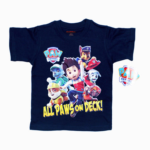 PAWS On Deck Boys Navy Blue 2 Piece Set