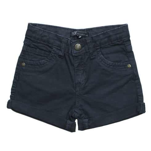 TQF Girls Woven Cotton Grey Shorts