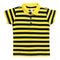 BABY CLUB Yarn Dyed Yellow and Navy Blue Premium Cotton Pique Polo