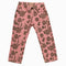 Akido Girls Printed Cotton Pink Jeans