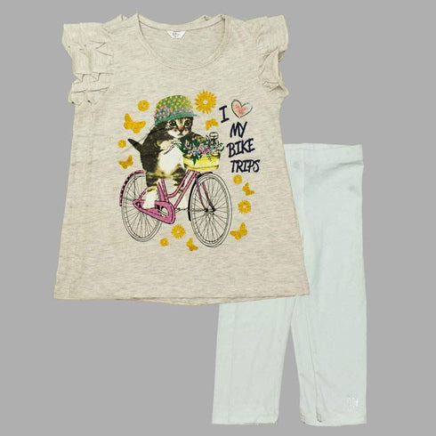 Glitter Bike Trip Girls Premium 2 Piece Set