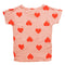 NAME IT Baby Pink All over Hearts Super Soft Premium Cotton Tshirt