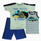 BATMAN Crime Fighter in Traininig Grey Boys 3 Piece Set
