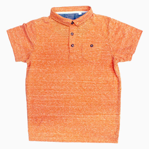 NEXT Cut Label Boys Light Blue and Orange Boys Cotton 2 Piece Polo Bundle