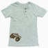 Open Trails Boys Henley Cotton Grey Truck 2 piece set