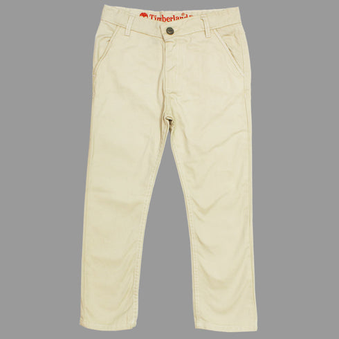 TIMBERLAND Soft Cotton Boys Beige Chino Pant