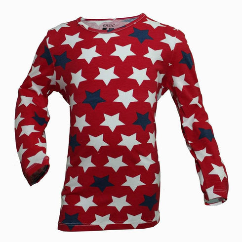 Red Star print girls Tshirt