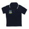 Z Boys Wear Poly Cotton Pique Navy Blue Printed Polo