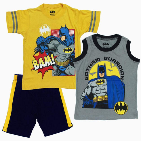 BatMan BAM Yellow Boys 3 Piece Set