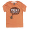 KIKI KOKO Yeah Light Orange Boys Premium Cotton T shirt