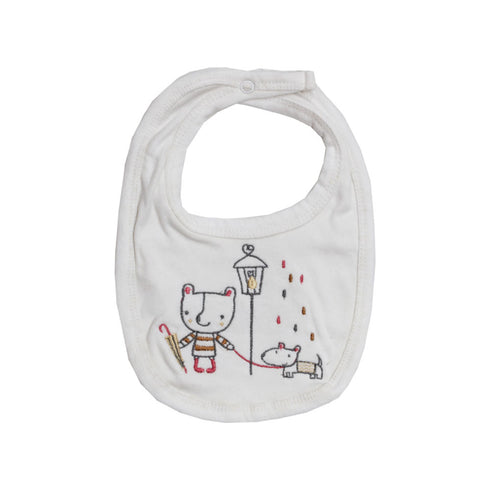 BONJOUR BABE Cat Print White Cotton 5 Piece Sets