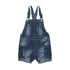Wall Flower Medium Ripped Bottom Flare Girls Denim Dungaree