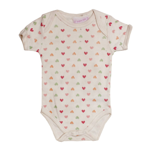 BONJOUR BABE Heart Print Off White Cotton 5 Piece Sets