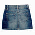 Dopo Dopo hearts Embroidered Girls Blue Denim Skirt