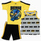 BatMan Logo Allover Grey Boys 3 piece Set