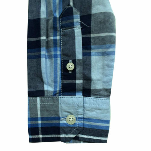 Old Navy (CUT LABEL) Blue Shades Checks boys Shirt