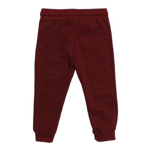 LEFTIES Maroon Unisex Cotton Trouser