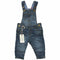 ZY Baby Warm Denim Girls Full Dungaree