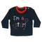 TU I'M A Star Embroidery Blue Boys Cotton Tshirt