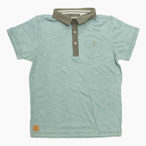NEXT Cut Label Boys Light Blue and Orange Boys Cotton 2 Piece Polo Bundle