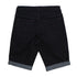 GAP KIDS Black with Purple Stitching Denim Boys Bottom Folded Shorts