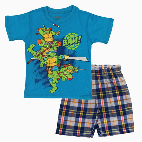 Ninja Turtle BAm Blue Boys 2 Piece Set