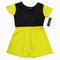 Gee Gee Knitted Textured Top Yellow Poly Cotton Dress