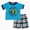 Peanut Buttons Sailing Seas Boys 2 Piece Blue Set