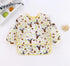 Baby Kids Leaf Animals Brown Toddler Long Sleeve Waterproof Eating Smock Feeding Bib
