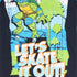 NICKELODEON Skate Out Turtles Blue Raglan Sleeves Premium Cotton Tshirt